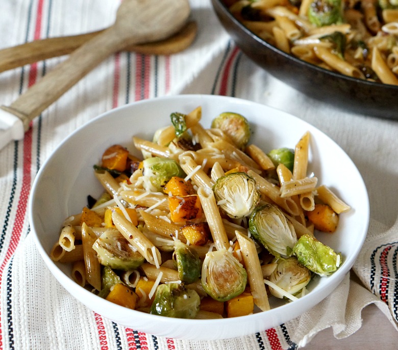 Brown Butter Penne With Fall Veggies